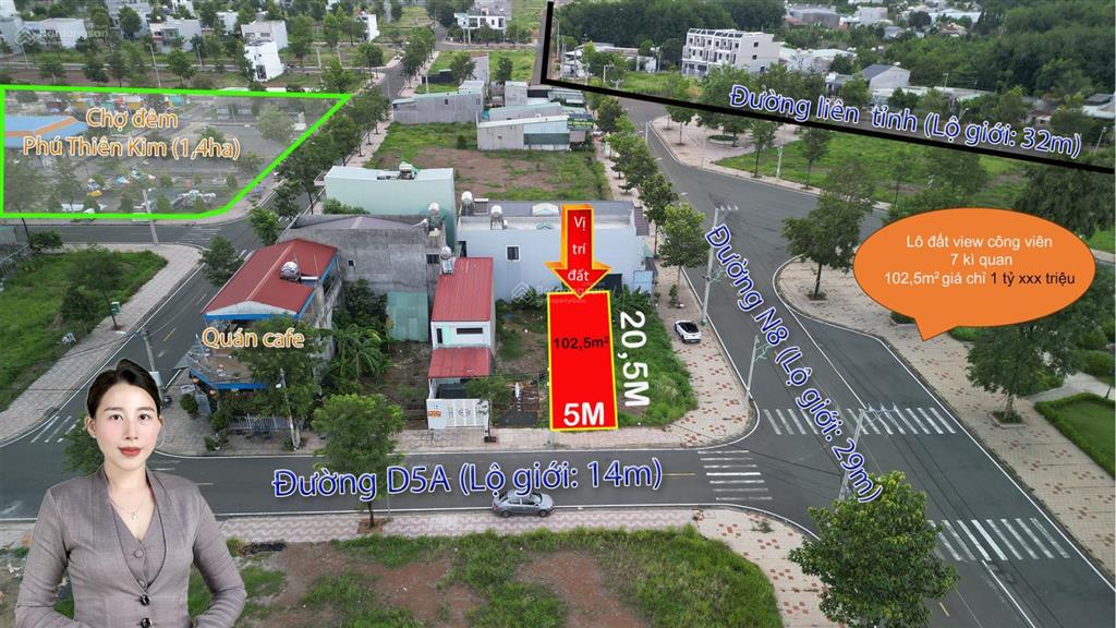 View công viên the destina 2,1ha chỉ hơn 1 tỷ sở hữu vị trí kinh doanh hiếm!
