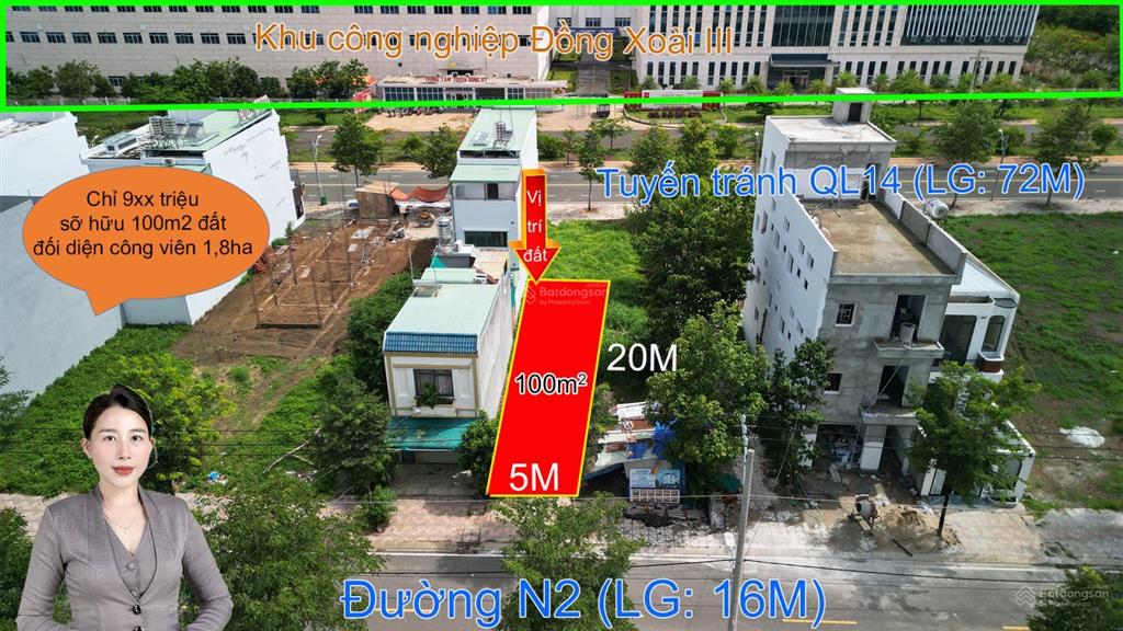Chỉ 9** triệu sở hữu 100m2 đất view công viên the angel 1,8ha tại cát tường phú hưng