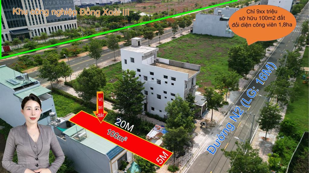 Chỉ 9** triệu sở hữu 100m2 đất view công viên the angel 1,8ha tại cát tường phú hưng