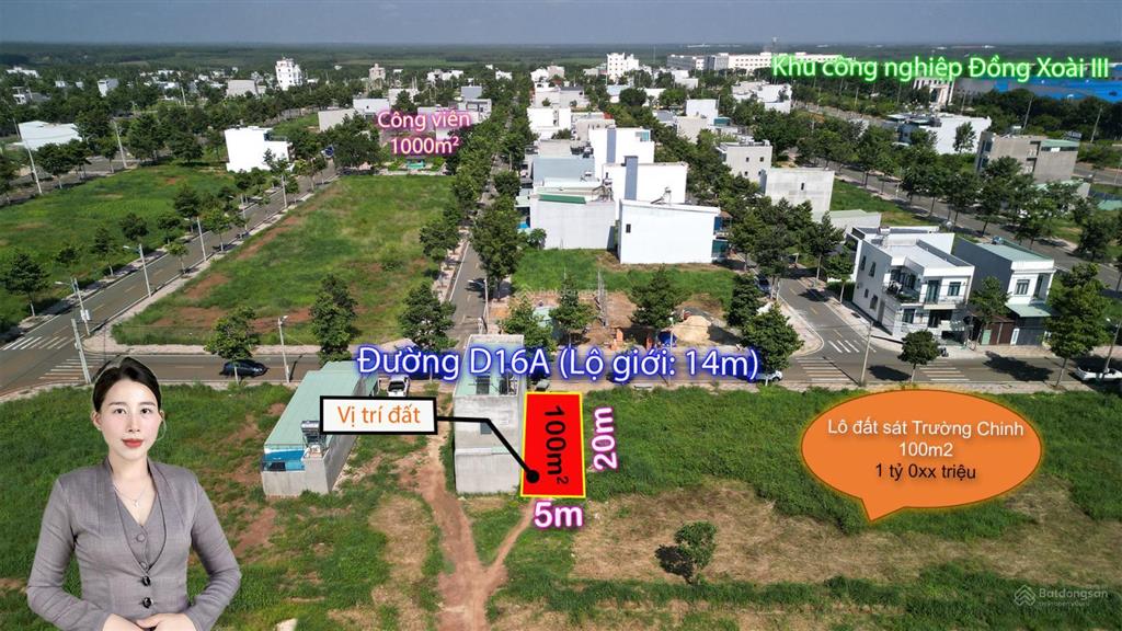 1 tỷ 0xx triệu mua ngay lô 5x20m ngay trường chinh, cát tường phú hưng