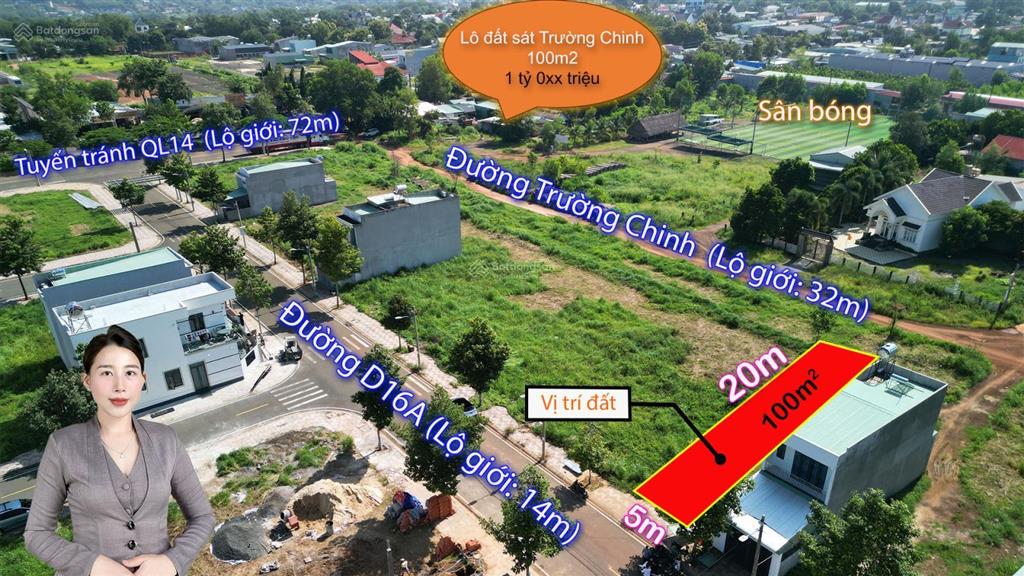 1 tỷ 0xx triệu mua ngay lô 5x20m ngay trường chinh, cát tường phú hưng