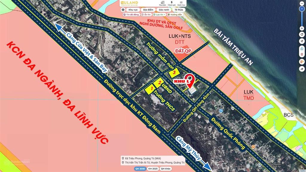Đất biển quảng trị giá chỉ 500tr có ngay 100m2 full thổ cư sát biển