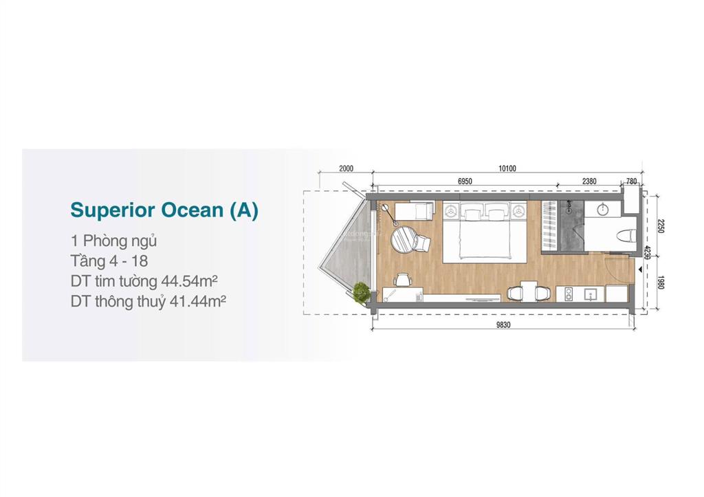 Vía thần tài  tặng 1 chỉ vàng đặt cọc  căn hộ biển alaric tầng 11 view biển giá 3,5 tỷ