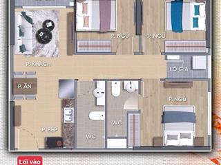 Bán căn hộ vinhomes grand park, 82m2, 3pn, 2wc, chính chủ chỉ với