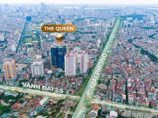 Quỹ hàng hot! 10 suất nội bộ 3pn vừa mới ra tại the queen. giảm 1,2 tỷ/ căn khi kí trước tết