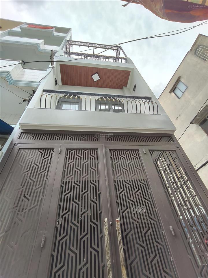 Bán nhà 4 tầng hẻm xe hơi đường mai xuân thưởng phường 6, quận 6
