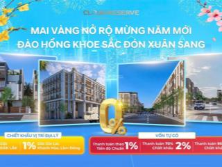 Chiết khấu ngay 12% dự án cloud reserve central  bắc trần phú. khu nhà ở thương mại đẳng cấp