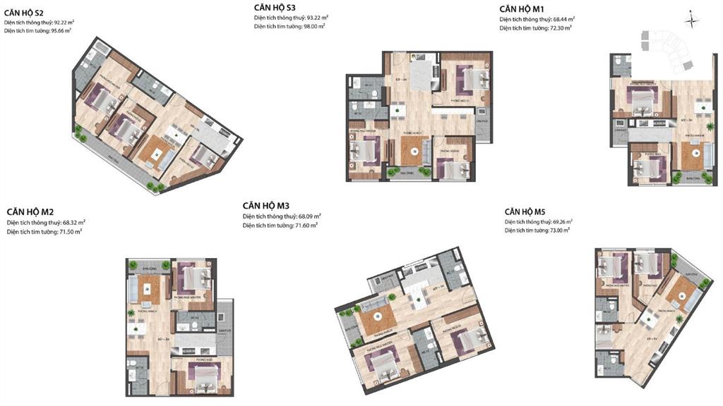 Chính chủ cần tiền bán cắt lỗ căn 3pn giá chỉ bằng căn 2pn, sở hữu lâu dài, trung tâm hòn gai.