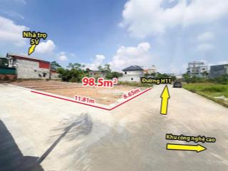 Duy nhất 1 lô đất hoà lạc lô góc đầu tư quá đẹp, vẫn giá cũ của 2025