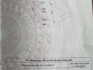 Lô góc 206m2 full thổ cư đường trước mặt đất 2 ô tô trách nhau  0968 198 ***