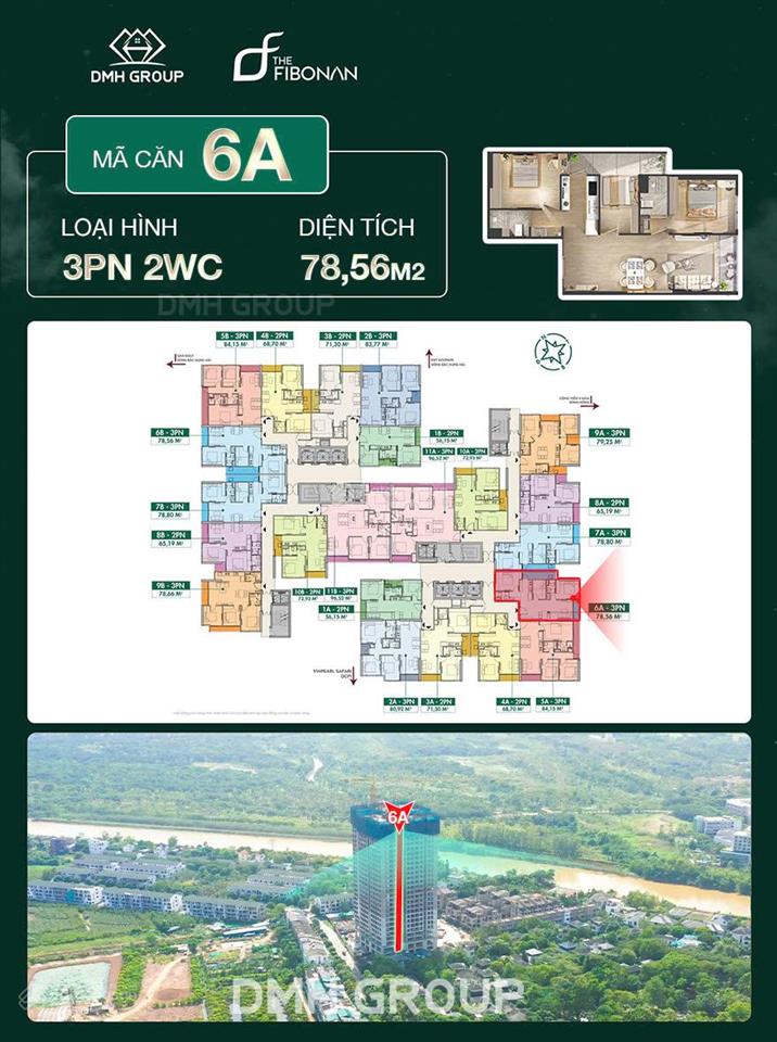 Bán căn hộ 3pn the fibonan  ecopark diện tích 79 m²  giá tốt  không gian sống xanh đẳng cấp