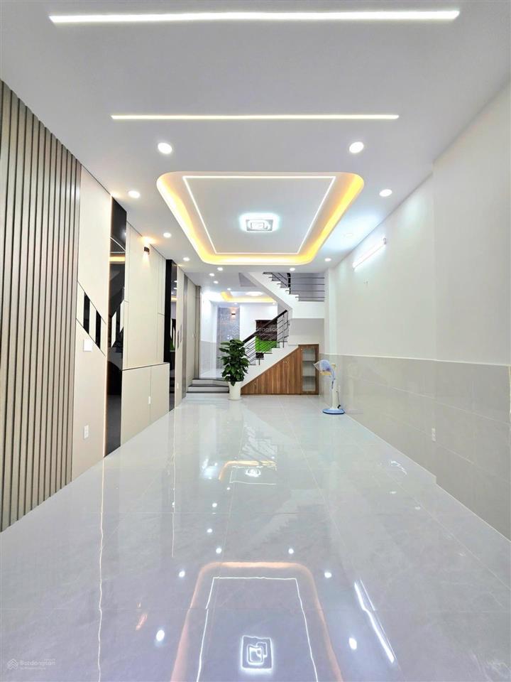 Giáp tân phú  hẻm xe hơi  3 tầng  nhà mới  nhỉnh 6 đồng xíu