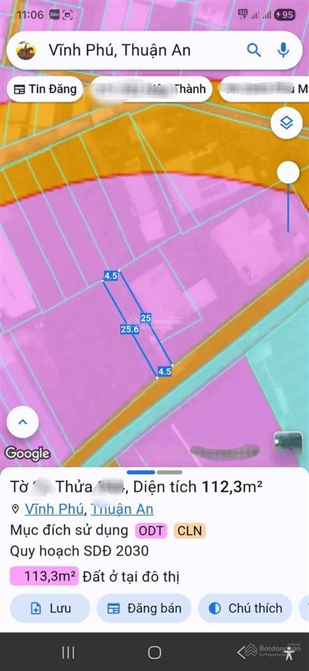 "đất vĩnh phú" đường thông ôtô tới tận nơi. gần bờ sông sài gòn, ql13