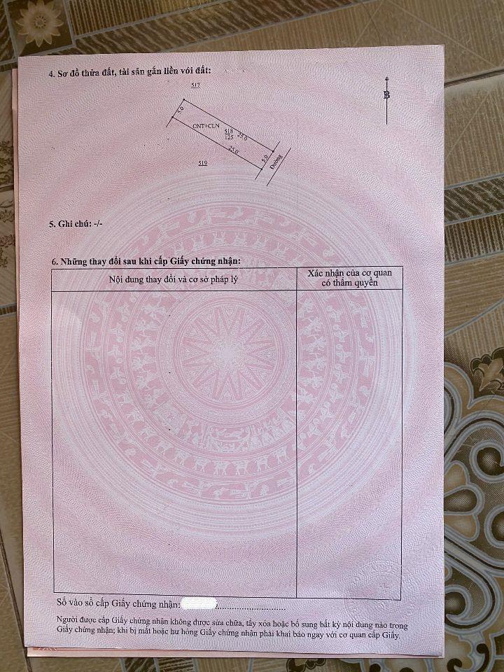 Chính Chủ Em Có Duy Nhất Lô Đất Diện Tích To Đã Sẵn Sổ Đỏ