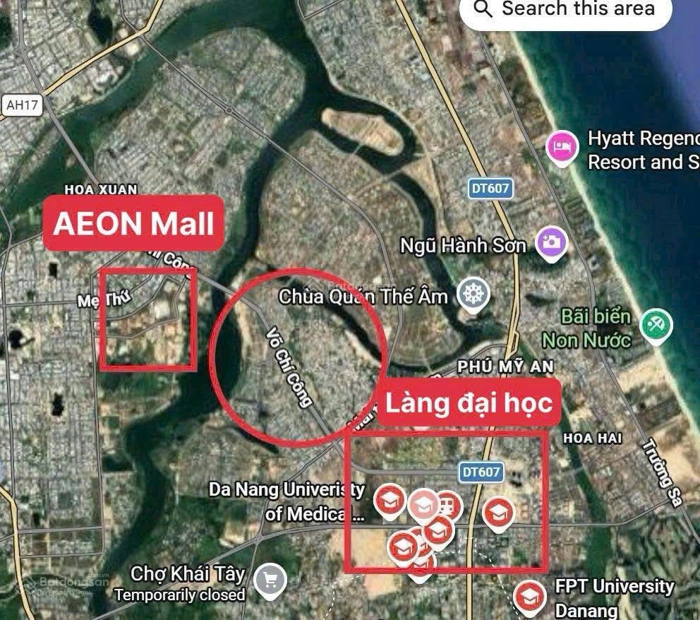 Mặt tiền đường võ chí công 33m, dt 100m2 ngang 5m. giá gốc đầu tư