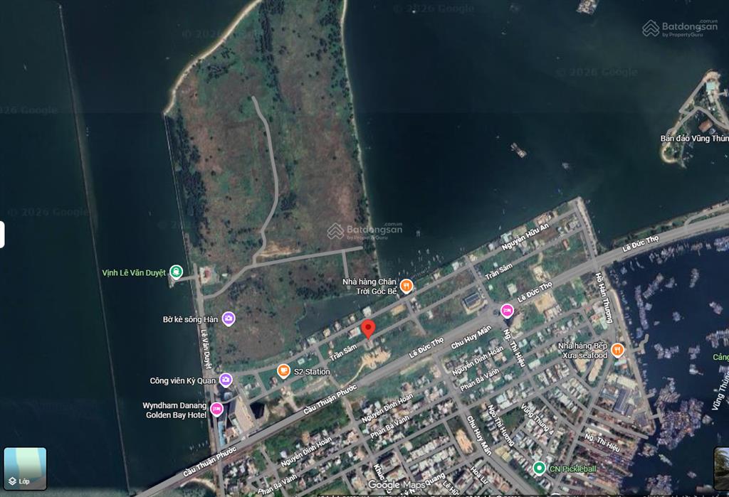 Cần bán lô đất biệt thự, villa đường trần sâm, sơn trà vị trí đẹp  0905 843 ***