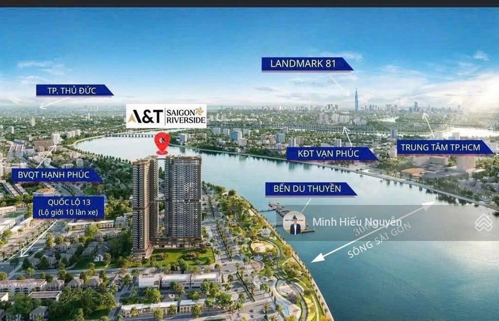 Bán căn hộ 2pn, 1wc tại a&t saigon riverside, giá siêu hời chỉ với 3 tỷ, 59,8m2