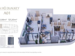 Căn hộ cao cấp meridian 3pn  dualkey vừa ở vừa cho thuê view pháo hoa đà nẵng downtown