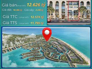 Vn4804 trục đường đẹp nhất khu nhà phố, bán giá gốc 11,7 tỷ tts, dtich 100m2 gần khu vincom