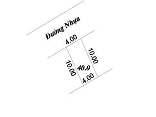 Chính chủ gửi bán lô đất đẹp bắc thượng, nội bài 40m2 giá tt