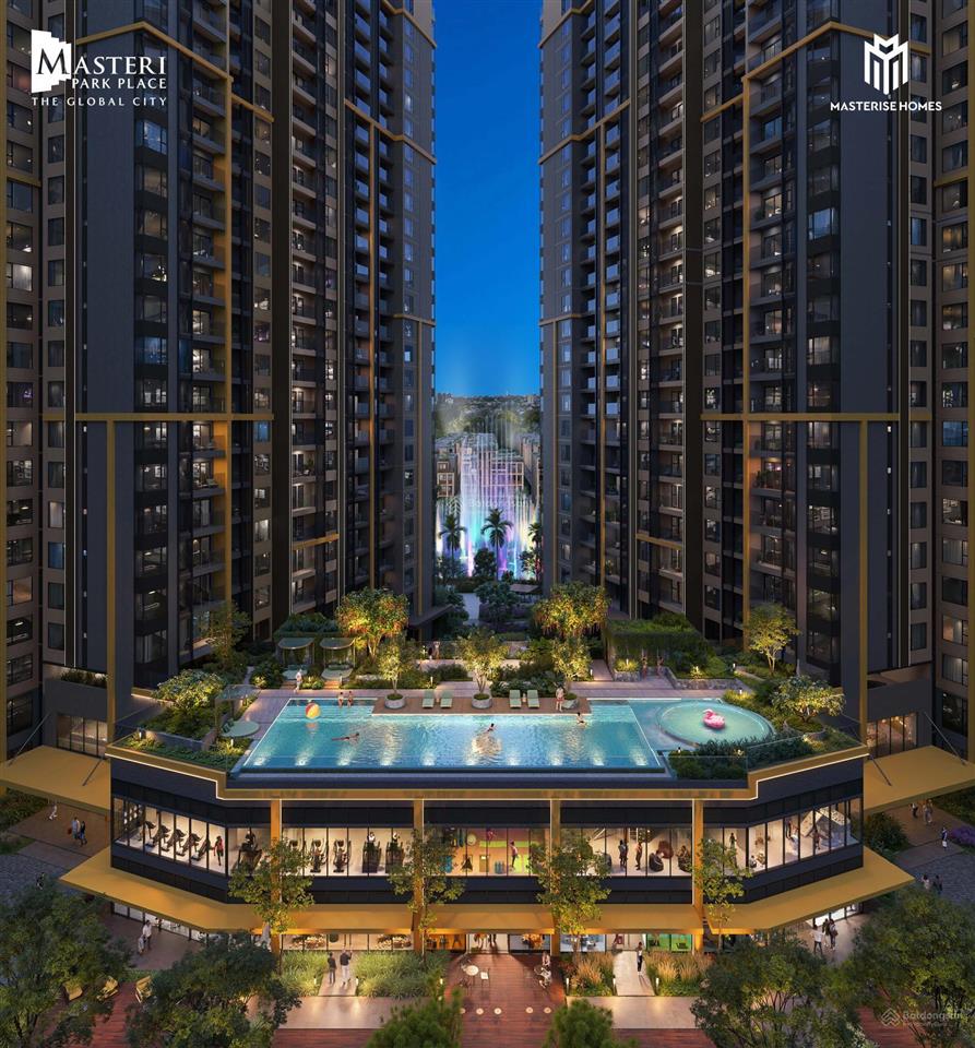 Căn hộ 2pn masteri park place (ct5) | 15% ký hđmb | giá 8,657 tỷ | view nhạc nước 2km