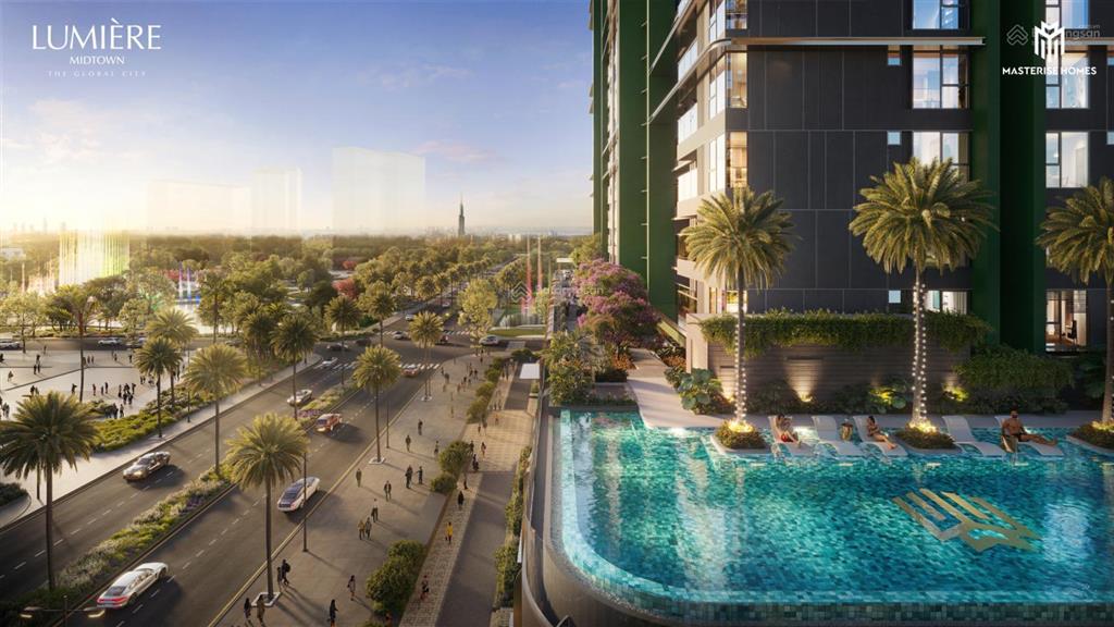 Kiệt tác trên tầng mây  penthouse lumiere midtown thông tầng 206m giữa the global city