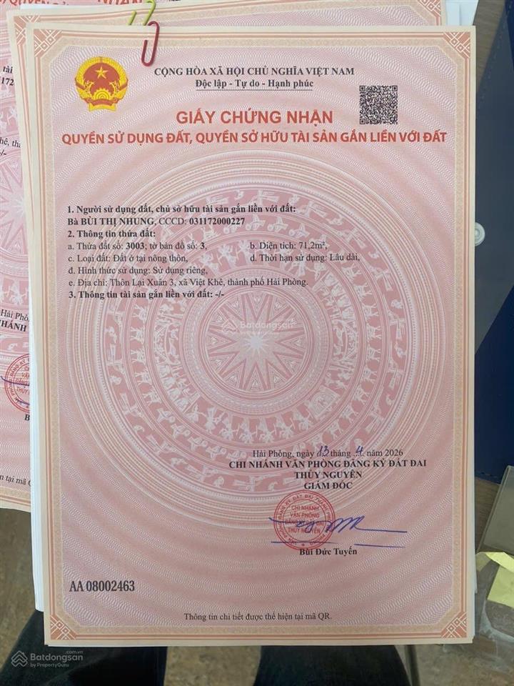 Đón đầu kcn mỹ đồng lô liên xuân đường 7m giá chỉ 720 triệu