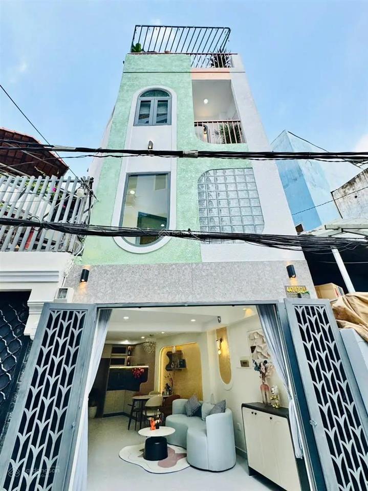 Hot! nhà còn đang bán đường điện biên phủ, quận bình thạnh, với diện tích 30,5m2, kết cấu 4 tầng