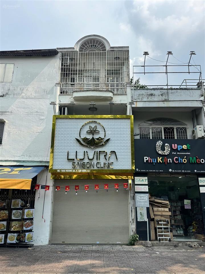 Giảm sốc 6,5 tỷ  mặt tiền  hoàng sa đa kao q1  từ 24 tỷ  còn 17,5 tỷ  dt 61m  nở hậu  sổ sẵn