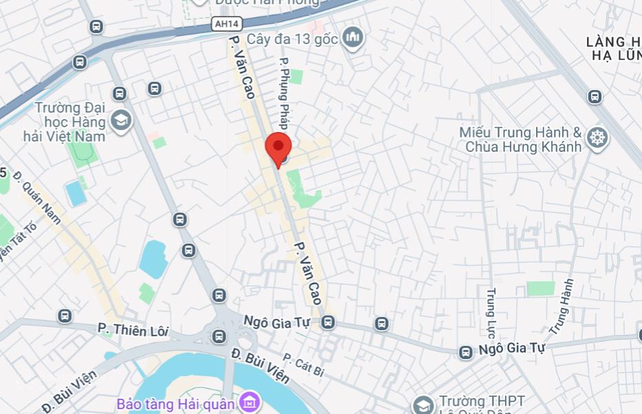 Bán đất tại văn cao đất đẹp 206m2
