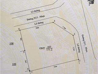 Đất chợ lô góc long tân city 171,2m², cần tiền bán gấp.  chính chủ
