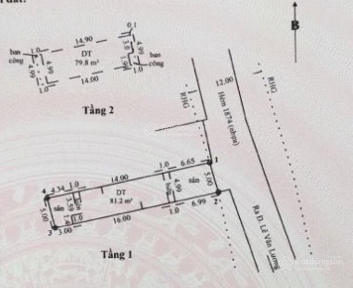 Bán nhà riêng 134,6m2 tại lê văn lương, nhơn đức, nhà bè, hồ chí minh, 6,9 tỷ