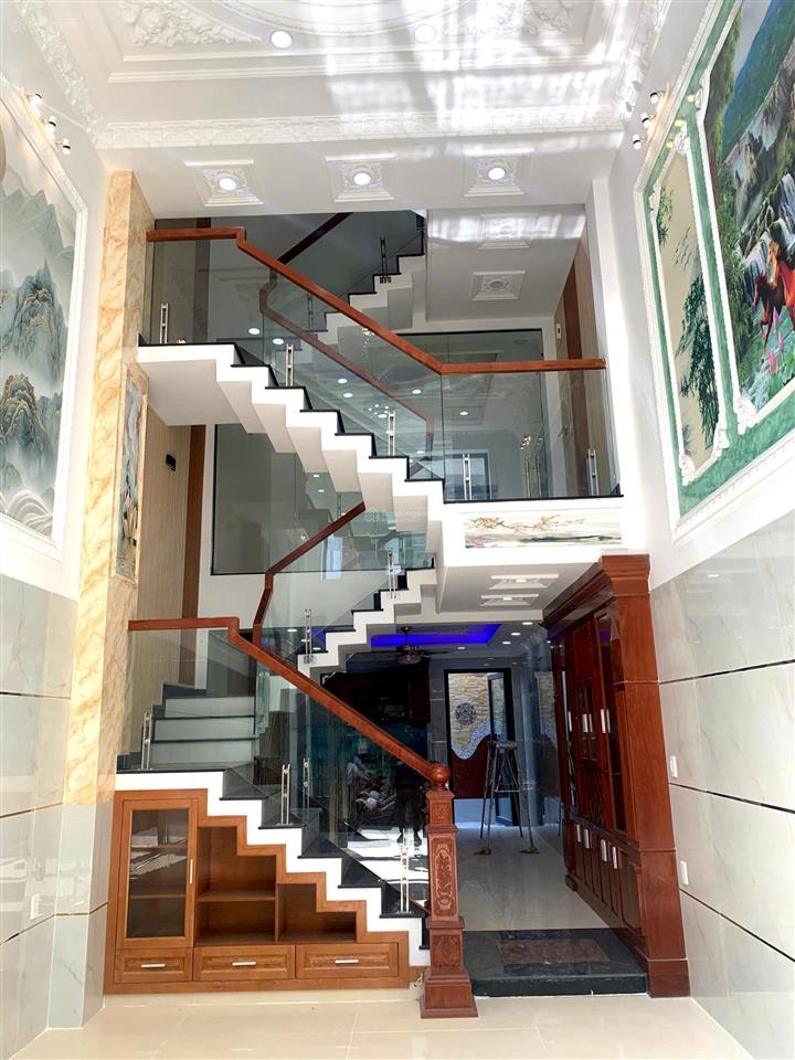 Nhà 2 mặt tiền  đường số 2  gần tân kỳ tân quý  4x16 đúc 4,5 tấm  hẻm 6m thông  7,1 tỷ tl