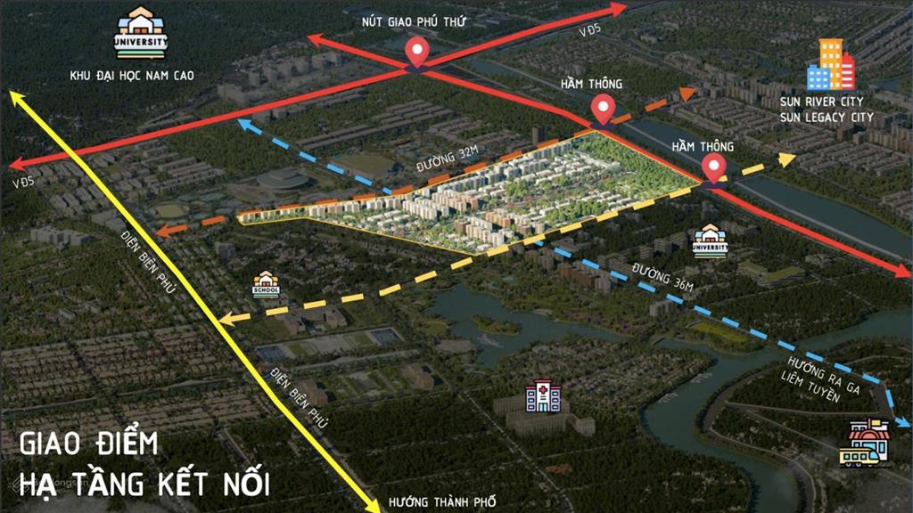 Liền kề 60m2 tại sun urban city (vốn từ 1,4 tỷ)  ck lên đến 26,5%. tts còn 4,7 tỷ