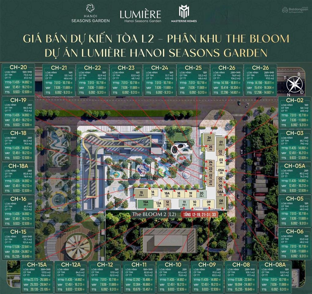 Chấn động giá masteri cao xà lá "mềm" hơn cả royal city