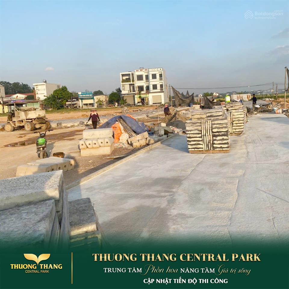 Thường thắng central park, hợp thịnh, bắc ninh đất nền liền kề 99m²