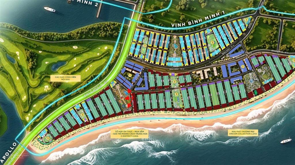 Bán căn đơn lập siêu vip 304m hai mặt tiền view công viên đẹp nhất phân khu bình minh giá 33.6 tỷ