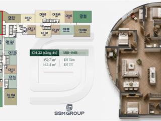 Siêu phẩm signature 4n 142m kính cong biểu tượng của lumiere cao xà lá giá chỉ 134tr/m