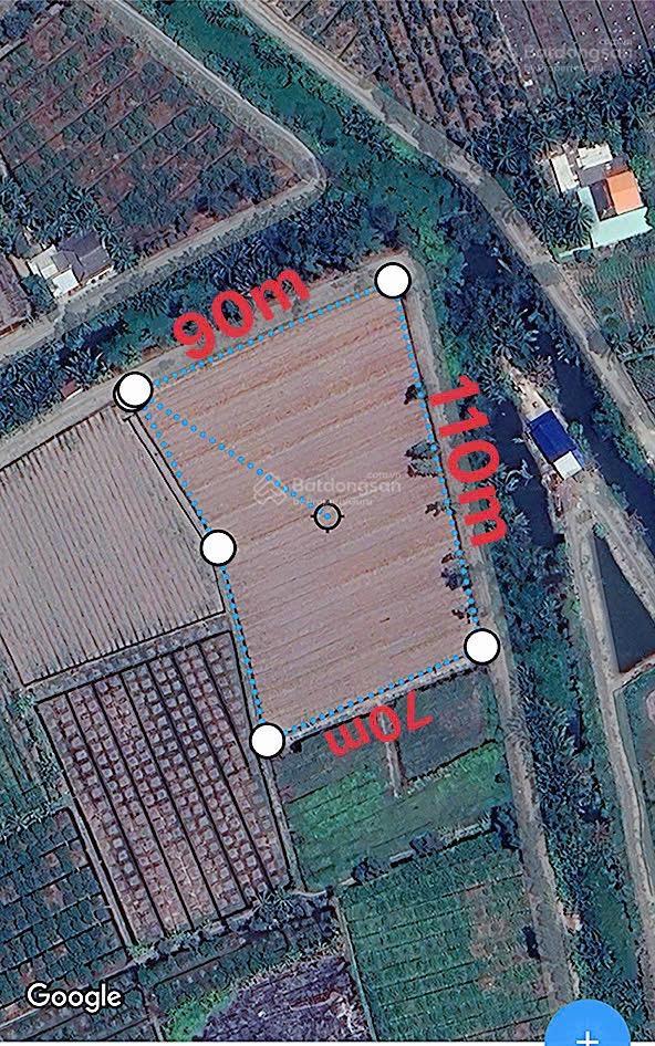 Bán 8694m2 đất vườn lô góc 2 mặt tiền 110x90m giá 5tỷ3. thủ thừa long an
