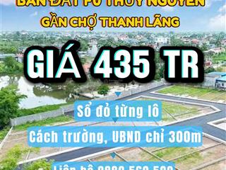 Bán đất giá rẻ tại thủy nguyên hải phòng chỉ hơn 400 tr