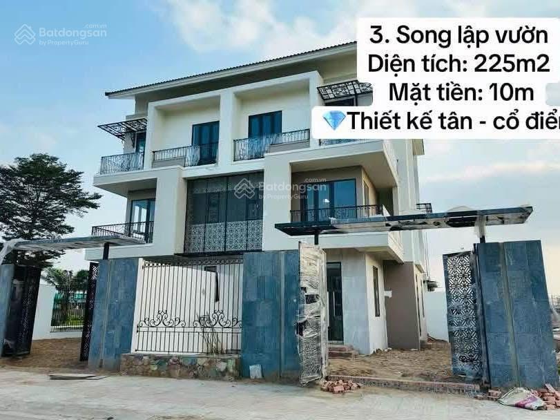 Biệt thự song lập vip từ sơn 225m cách vinhomes cổ loa 15phút di chuyển mà giá chỉ = căn chung cư