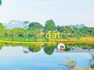 Hơn 2 triệu/m² đất bám hồ lạc thuỷ hòa bình dt 1000m2 200m2 thổ cư mt 20m