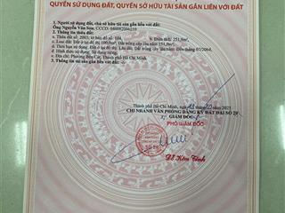 Chính chủ bán đất 10m mặt tiền tại lai hưng, bàu bàng, bình dương, 1,55 tỷ, 252m2