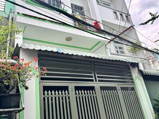 Nhà kiên cố 3 tầng btct (4x12)  3pn  gần hiệp thành city, q12  đường xe tải thông [4,95 tỷ tl]