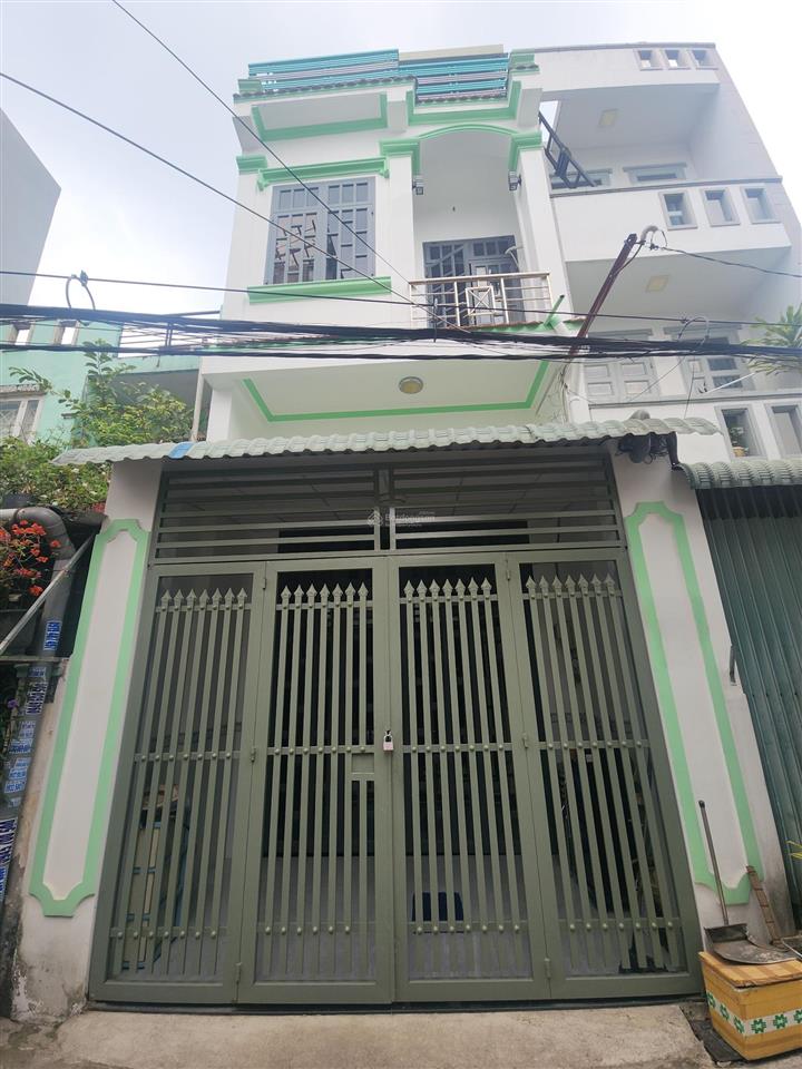 Bán nhà 3 tầng btct (dt 4x12m)  3pn  đường ôtô thông  trung mỹ tây, q12  giá 4,9 tỷ