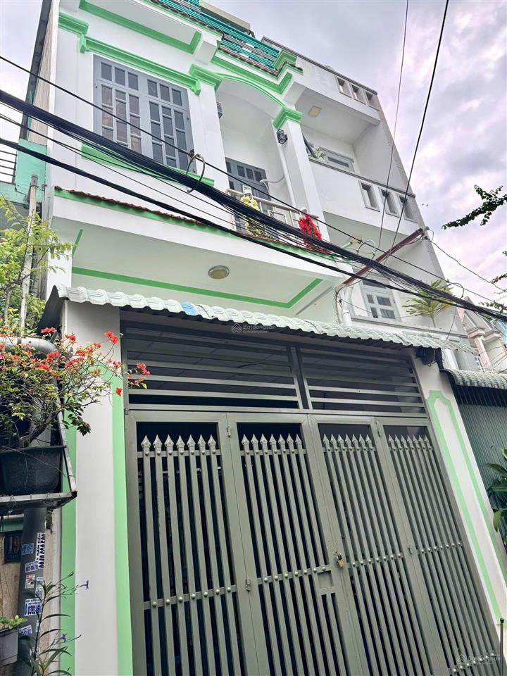 Bán nhà 3 tầng btct (dt 4x12m)  3pn  đường ôtô thông  trung mỹ tây, q12  giá 4,9 tỷ