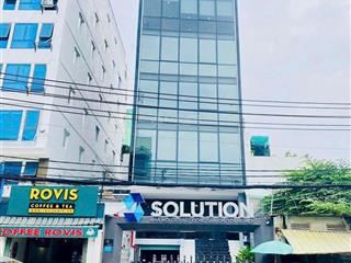 Bán building siêu vị trí mt phổ quang, 8 x 28m, hầm + 8 lầu, hđt 220 triệu/tháng, giá 48 tỷ tl