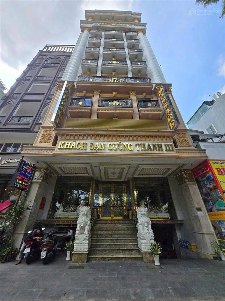 Bán tòa nhà mặt tiền lý tự trọng  dt 4.5x23m  10 lầu  hđt 180 triệu/tháng  giá bán 75 tỷ tl