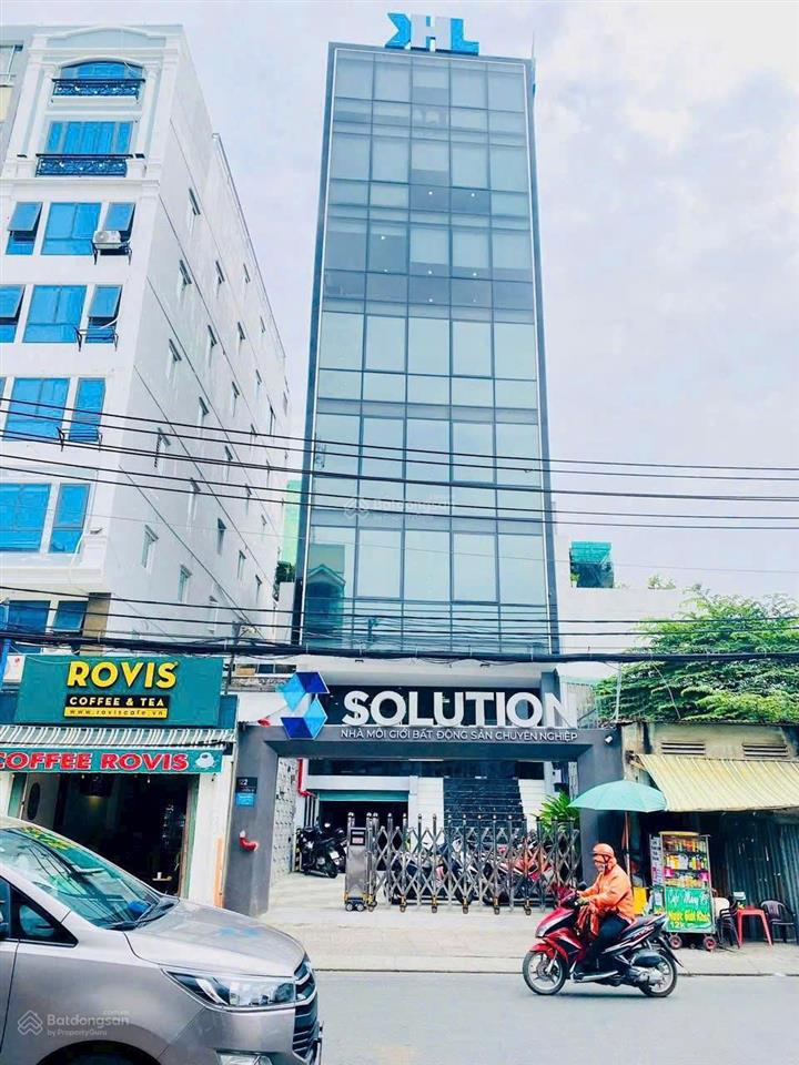Bán building siêu vị trí mt phổ quang, 8 x 28m, hầm + 8 lầu, hđt 220 triệu/tháng, giá 52 tỷ tl