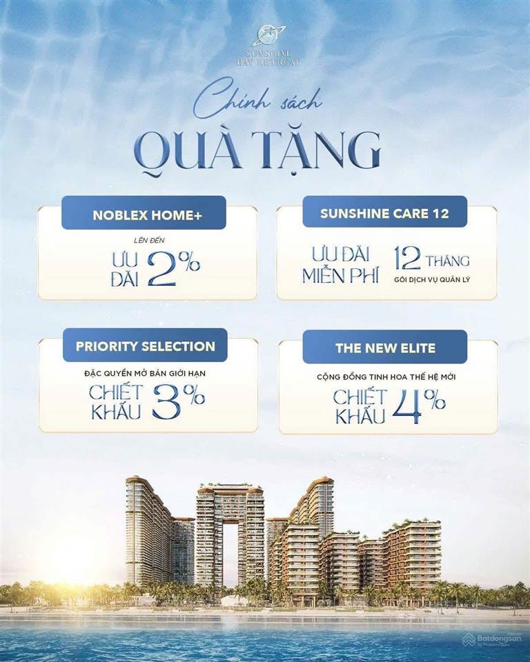 Sunshine bay retreat 1,99 tỷ  bàn giao full nội thất